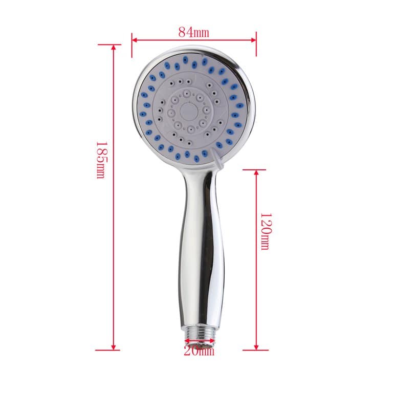 HandHeld Shower Head , 3 Functional settings , Chromium